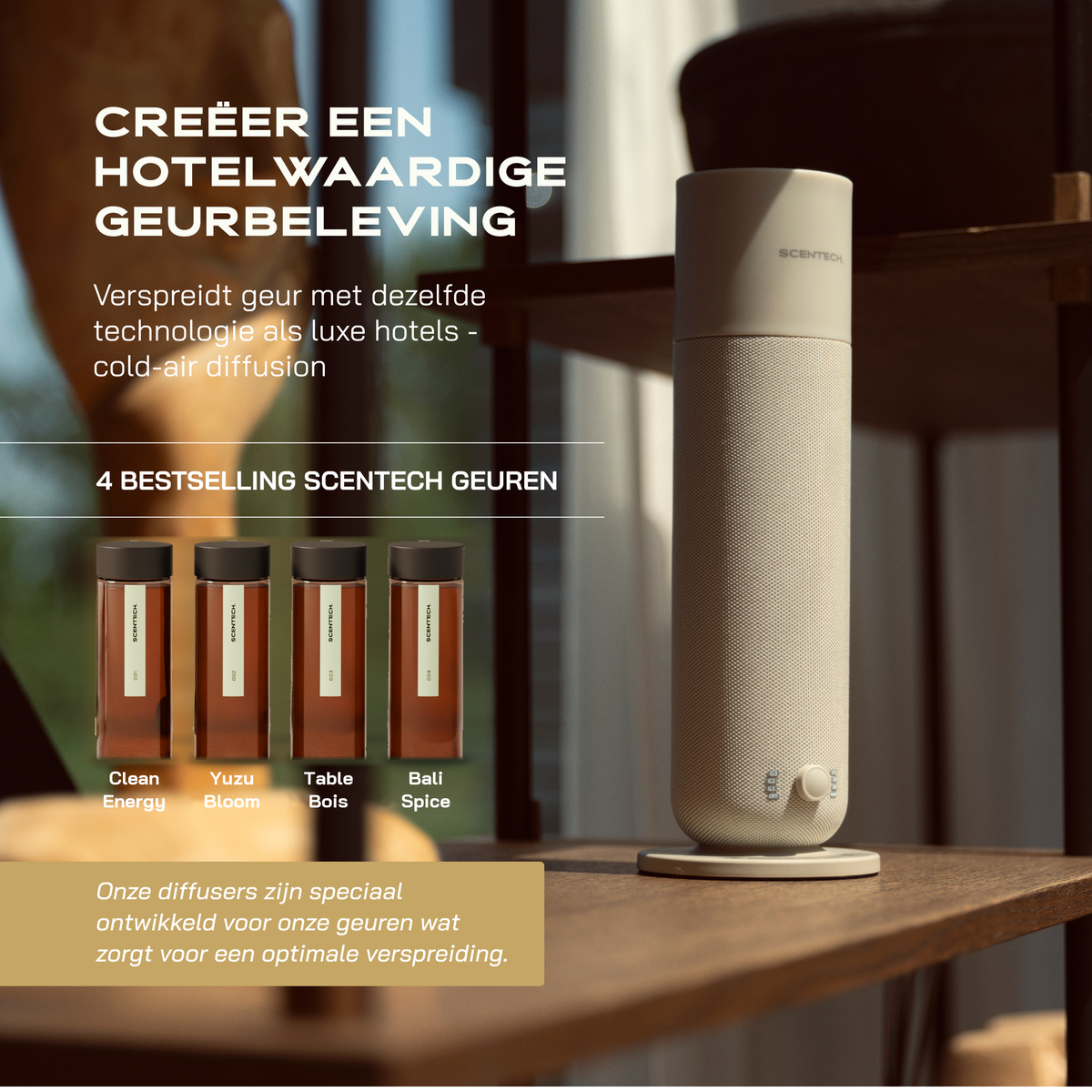 Starter Kit: 4 bestselling ScentPod 2.0 scents — Clean Energy, Yuzu Bloom, Table Bois, Bali Spice
