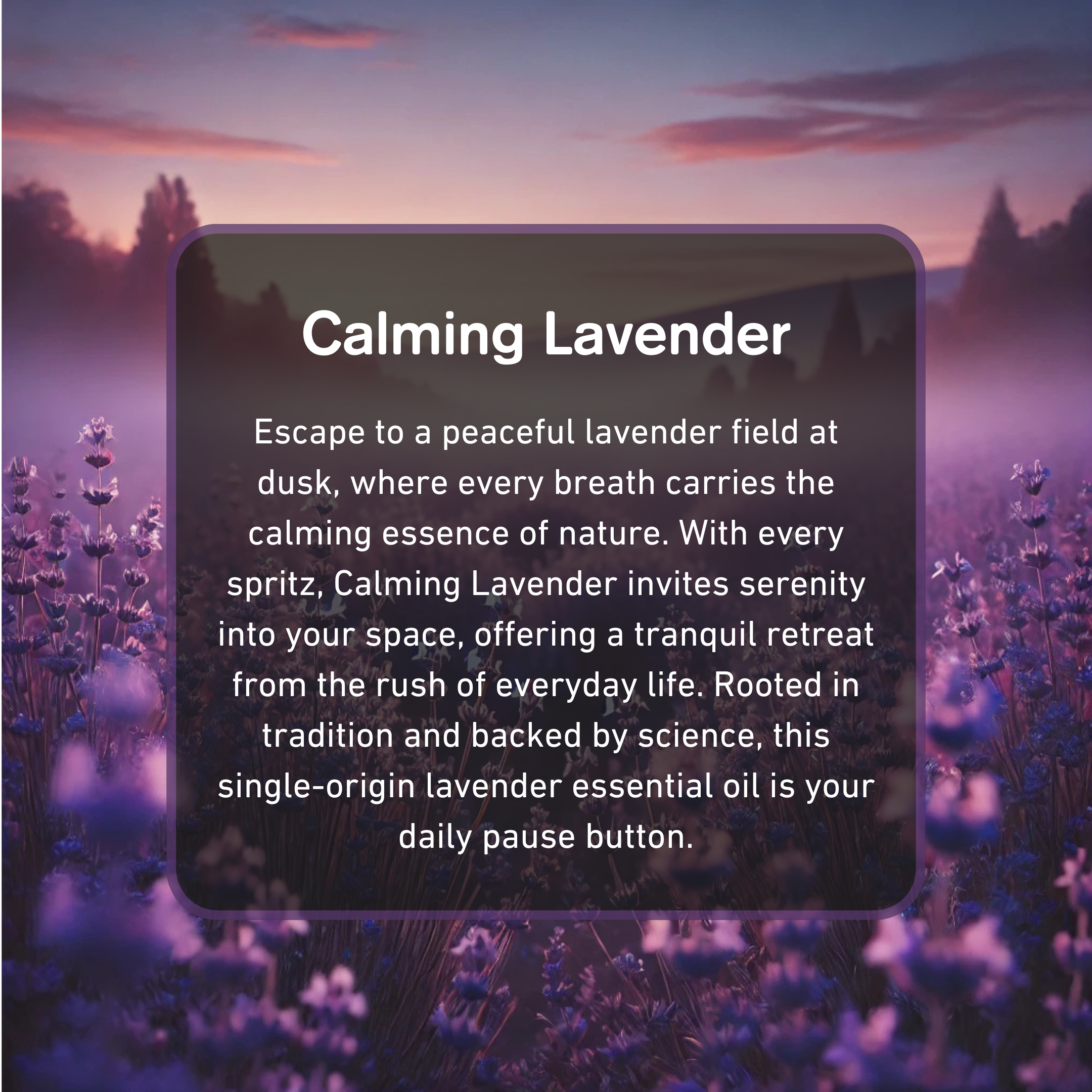 Calming Lavender